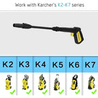 High Pressure Spray Gun with Trigger for Karcher K2 K3 K4 K5 K6 K7 Pressure Washer, Brass Nozzle, 2100 PSI Rating