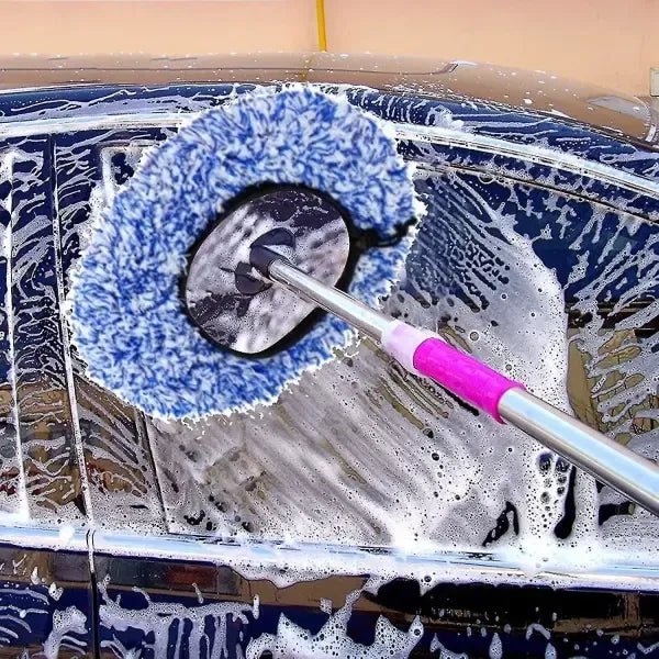 Brush Cover Microfiber Car Brush Cover Compatible Sb Washing Brush Soft Brush Cover Compatibility with Car Wash Cleaning Car Care(Blue), Blue Color