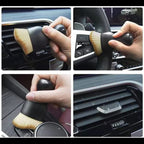 Soft cleaning brush / brush for car interiors 3-pack Black, Plastic material, car washing and detailing, polishing or foam cleaning, Black Color