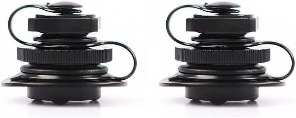 24mm Air Valve Spiral Plugs One Way Inflation Replacement for Inflatable Boat Kayak Canoe Bed Towable Tube, Black 2 Pack