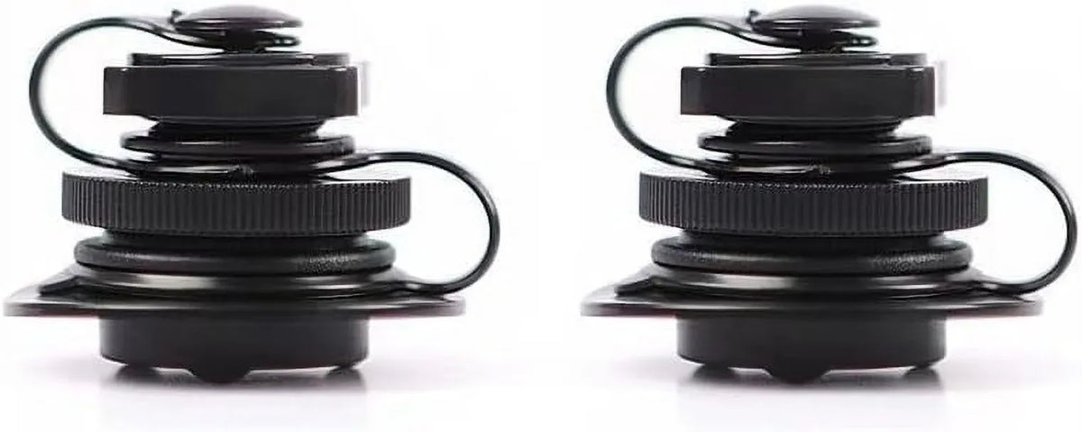 24mm Air Valve Spiral Plugs One Way Inflation Replacement for Inflatable Boat Kayak Canoe Bed Towable Tube, Black 2 Pack