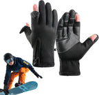Heated Gloves, Electric Gloves, Rechargeable heated gloves, Heated cycling gloves, Comfortable heated gloves, USB, Black