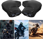 Motorcycle Handlebar Gloves, Windproof Winter Scooter Handlebar Mitts for ATVs, Bicycles and Electric Bikes, 30 x 25 x 6 cm, Black