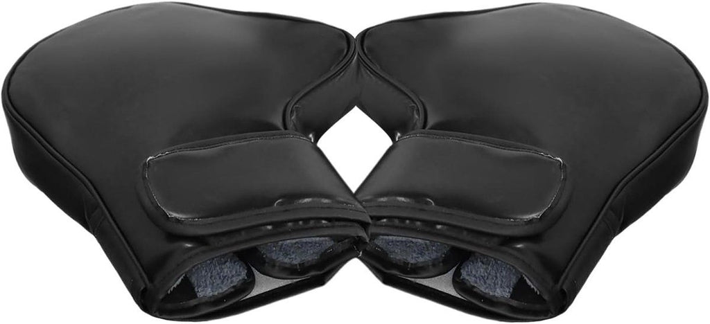 Motorcycle Handlebar Gloves, Windproof Winter Scooter Handlebar Mitts for ATVs, Bicycles and Electric Bikes, 30 x 25 x 6 cm, Black