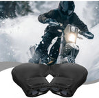 Motorcycle Handlebar Gloves, Windproof Winter Scooter Handlebar Mitts for ATVs, Bicycles and Electric Bikes, 30 x 25 x 6 cm, Black