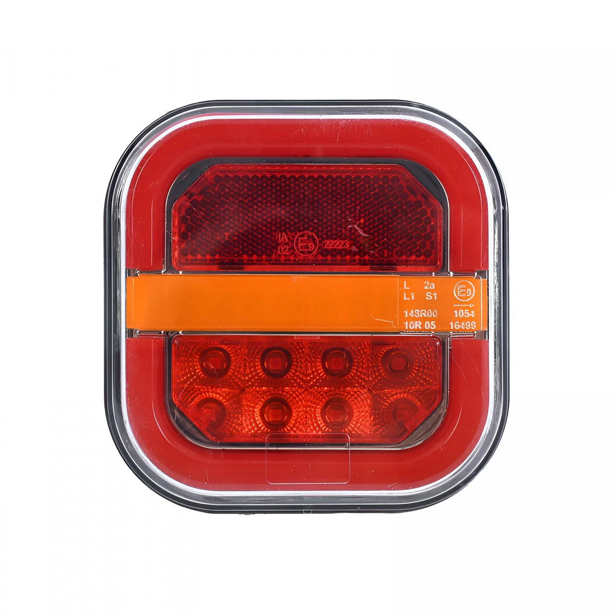 2 Pack Magnetic Wireless Tail Lights Kit for Trailer, LED Trailer Rear Lights for Truck, Flatbed, Semi, RV, 13V Tow Taillights with Turn Signals, Red