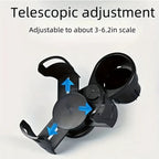 2-in-1 Adjustable Universal Car Cup Holder, for Large Water Bottles and Cups, Bottle Holder and Can Holder, Car Organizer