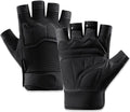 Motorcycle Gloves, MTB Cycling Gloves, Tactical Half, Finger Gloves, for Men and Women, for Outdoors, Camping, Hiking, Training Size L