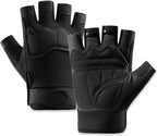 Motorcycle Gloves, MTB Cycling Gloves, Tactical Half, Finger Gloves, for Men and Women, for Outdoors, Camping, Hiking, Training Size L