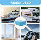 2 Sponges, Anti-fog sponges, Microfiber cloths, Water absorbent, Ideal for cleaning windshields, for Home, Travel and Daily Use