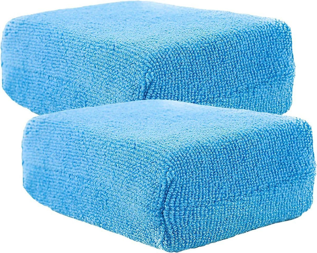 2 Sponges, Anti-fog sponges, Microfiber cloths, Water absorbent, Ideal for cleaning windshields, for Home, Travel and Daily Use