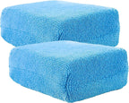 2 Sponges, Anti-fog sponges, Microfiber cloths, Water absorbent, Ideal for cleaning windshields, for Home, Travel and Daily Use