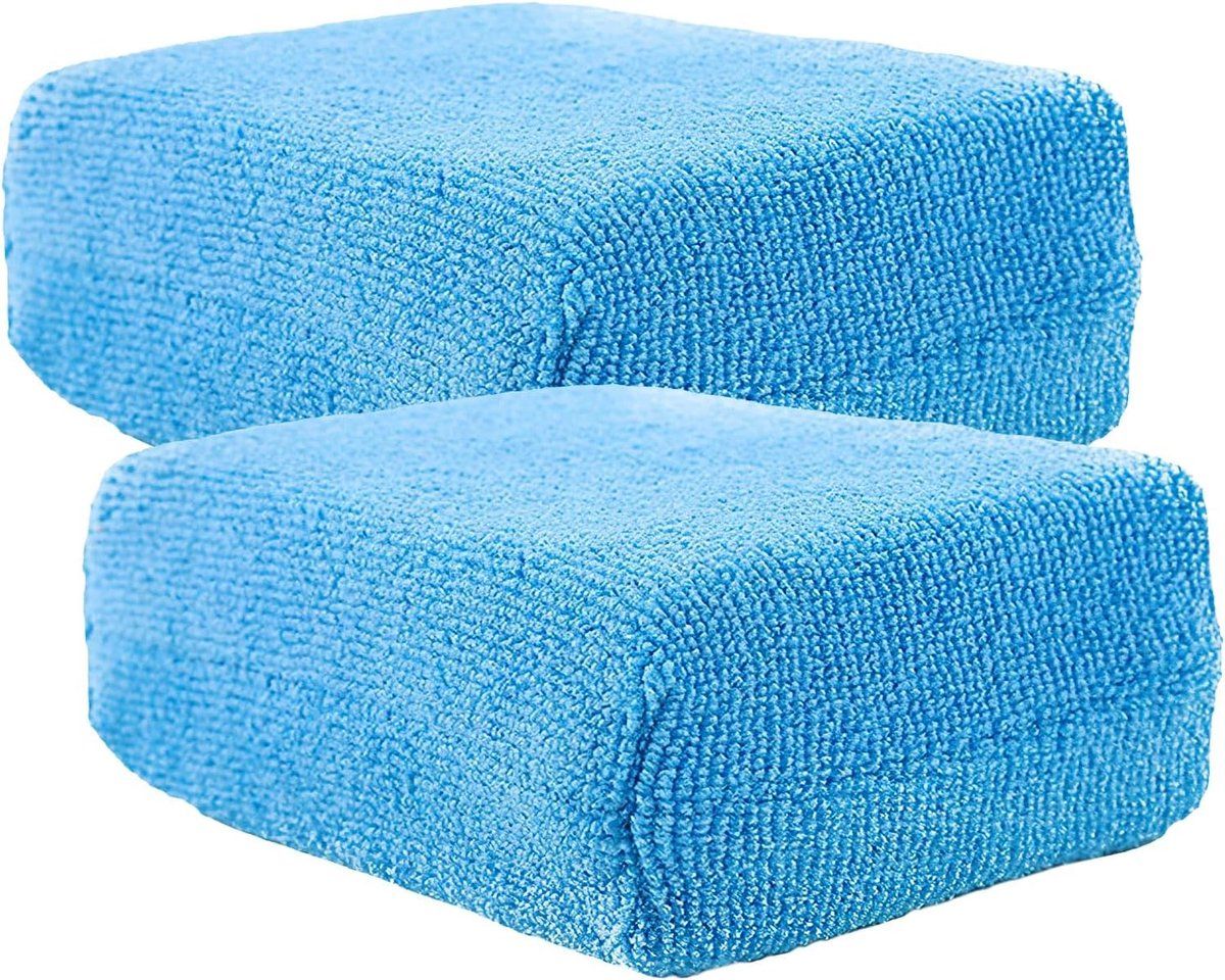 2 Sponges, Anti-fog sponges, Microfiber cloths, Water absorbent, Ideal for cleaning windshields, for Home, Travel and Daily Use