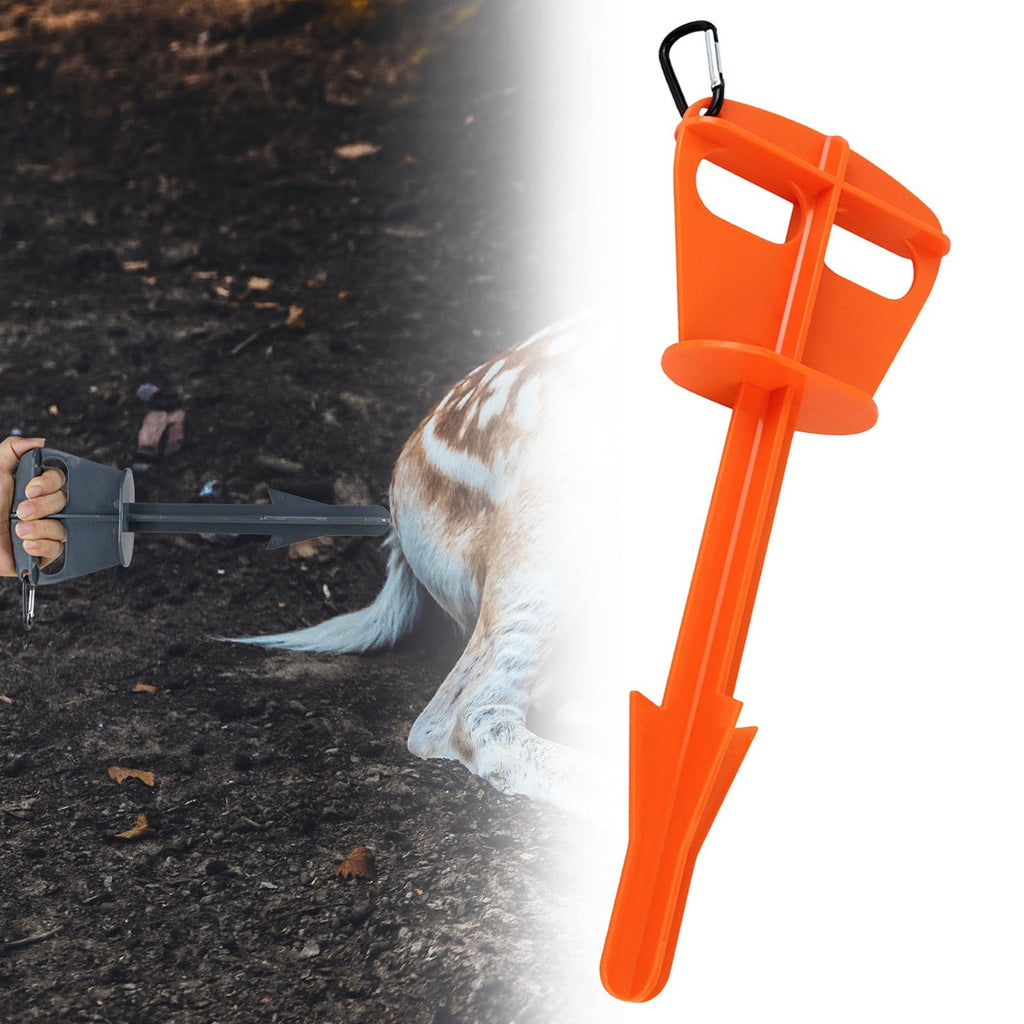 Hunting Accessories Deer Large Animals Domestic Animals Anal Cleaning. Butt Game Dressing Tool for Deer Large Animal Anus Cleaning Hunting Tool- One Size Orange
