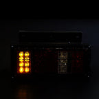 Tail Lights ABS LED For Truck Night Driving 2Pcs 13.4x8.2x0.2In