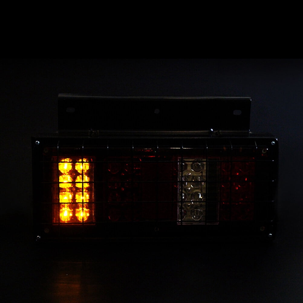 Tail Lights ABS LED For Truck Night Driving 2Pcs 13.4x8.2x0.2In