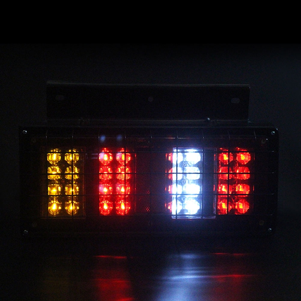 Tail Lights ABS LED For Truck Night Driving 2Pcs 13.4x8.2x0.2In