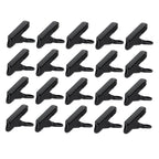 Tent Accessories Black For Outdoor Adventures 30Pcs