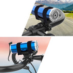 Worgeous Bike Rack Mountain Mountain Bike Flashlight Bracket Band Riding Sound Universal Accessory (Black)