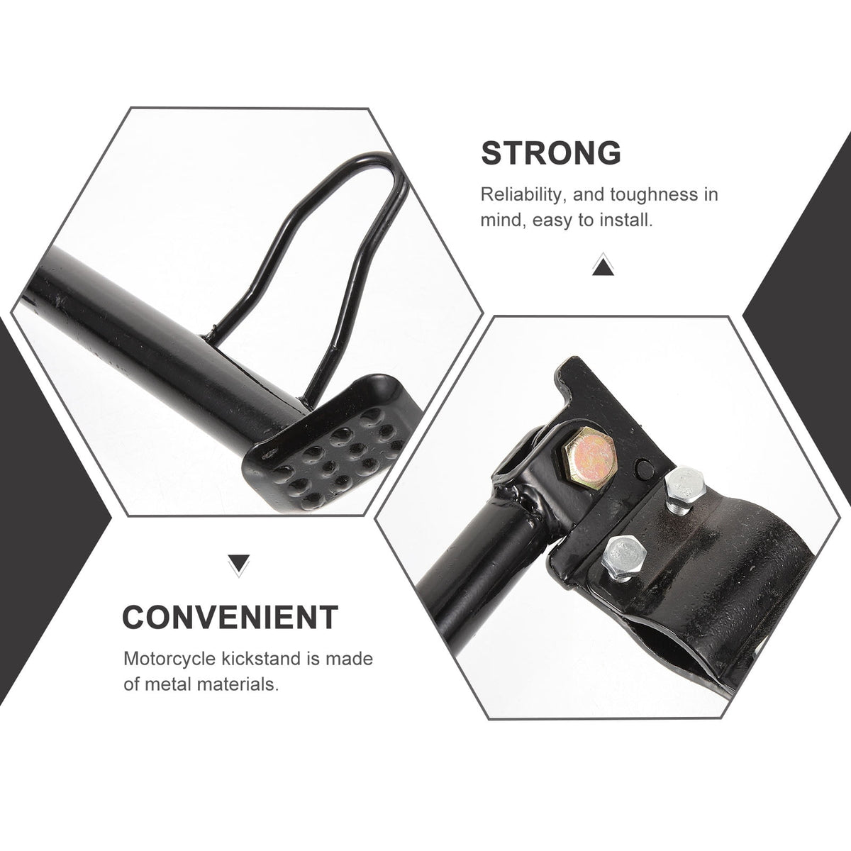 Worgeous Stand Motorcycle Side Kickstand Electric Scooter for Adults