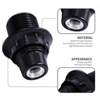 Lamp Socket Replacement Kit Lamp Bulb Holder 4Pcs For Garages