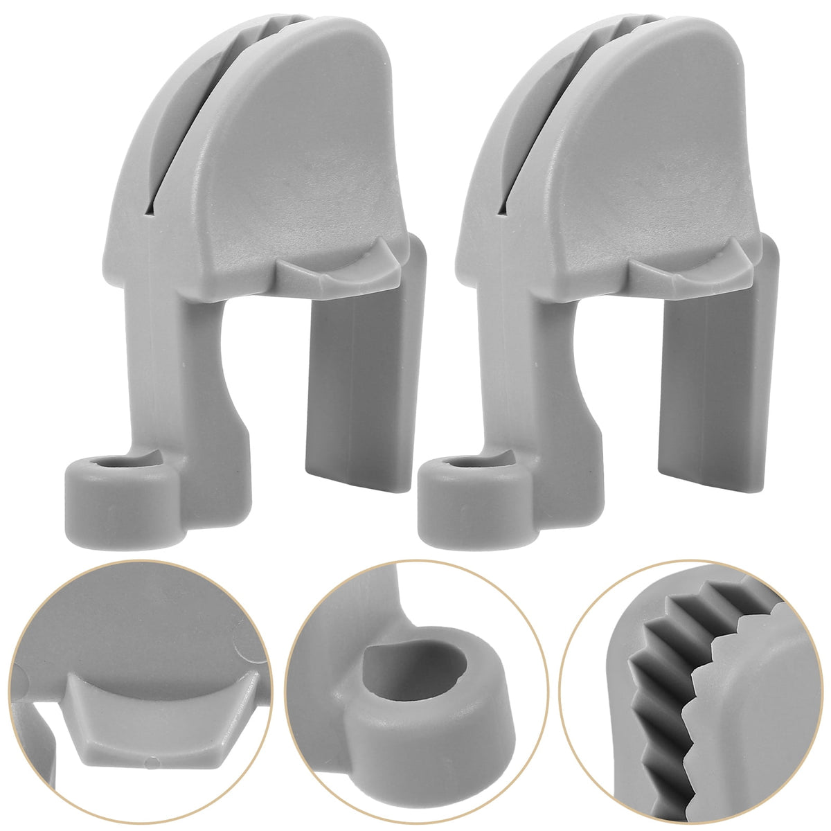 Easy Install Bumper Clips Boat Bumper Hook Nylon T Rail Boat Accessories 2Pcs