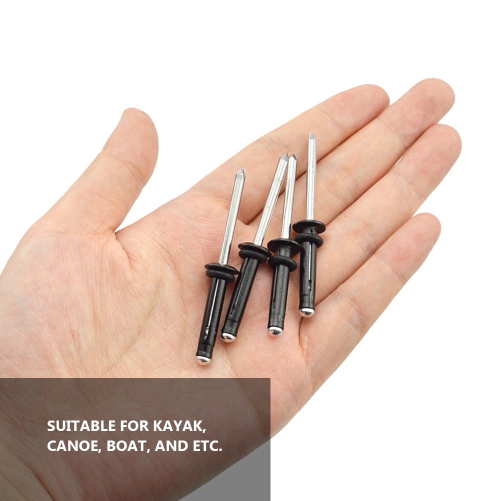Kayak J Hooks with Rivits 12 x Rivets Lightweight Portable for Canoeing