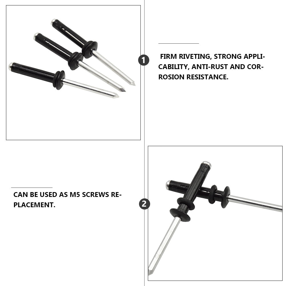 Kayak J Hooks with Rivits 12 x Rivets Lightweight Portable for Canoeing