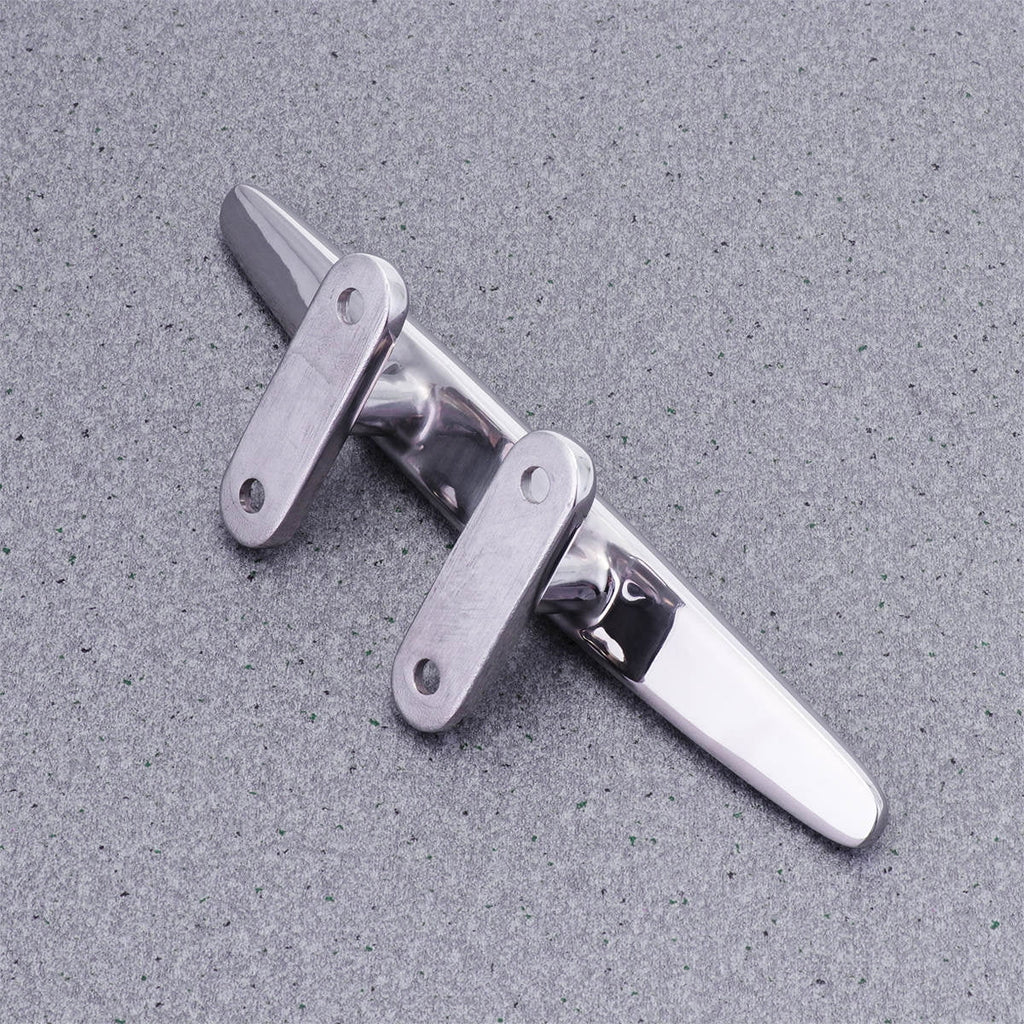 1Set Marine Grade Stainless Steel Boat Cleat for Boating 8 Inches