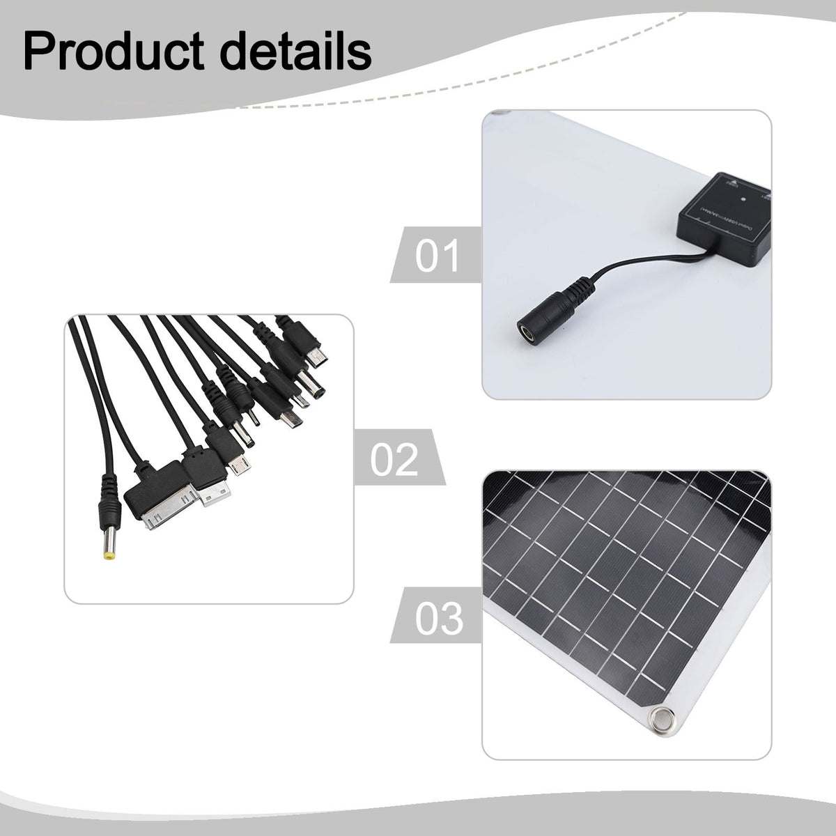50W Solar Panel Kit 12 Volt Trickle Charger Battery Charger Maintenance Boat Rv Smile Home