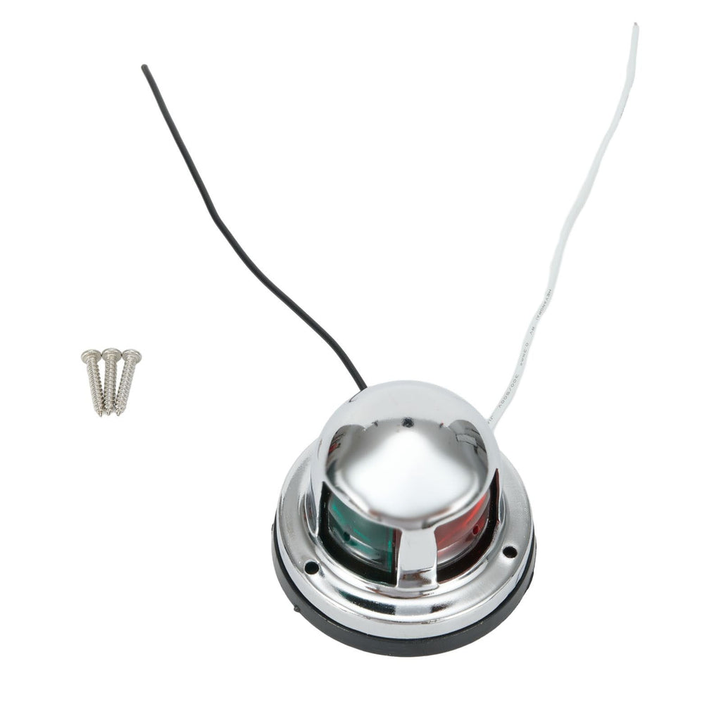 12V Led Marine Navigation Light 2 In 1 Bow Light For Boats Yachts Pontoons Stainless Steel Waterproof Ip65 Red Green Boat Light