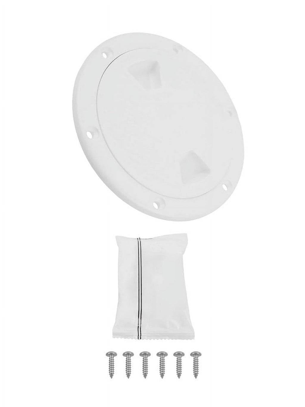 4" 6" 8" White Round Abs Marine Boat Inspection Hatch With Detachable Cover Non Slip Deck Access Panel For Yacht And Watercraft 4 Inch 4"