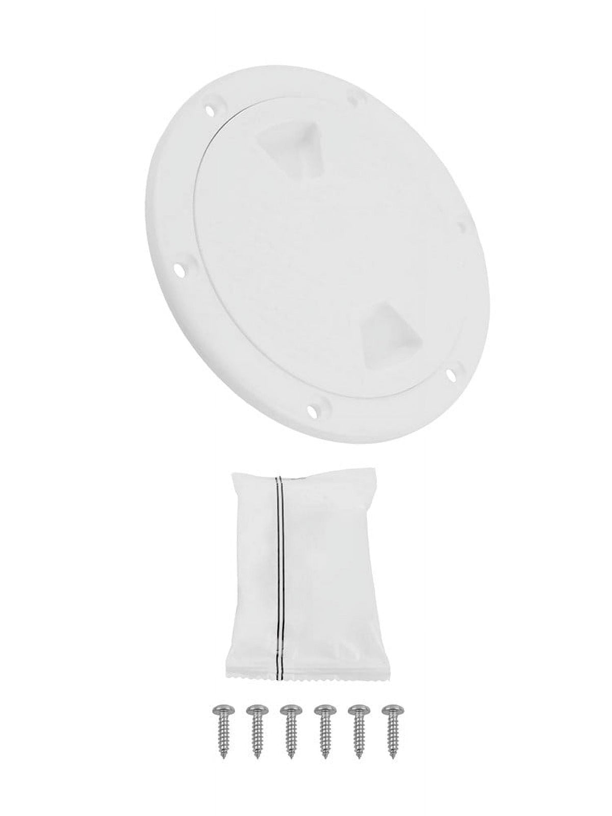 4" 6" 8" White Round Abs Marine Boat Inspection Hatch With Detachable Cover Non Slip Deck Access Panel For Yacht And Watercraft 4 Inch 4"