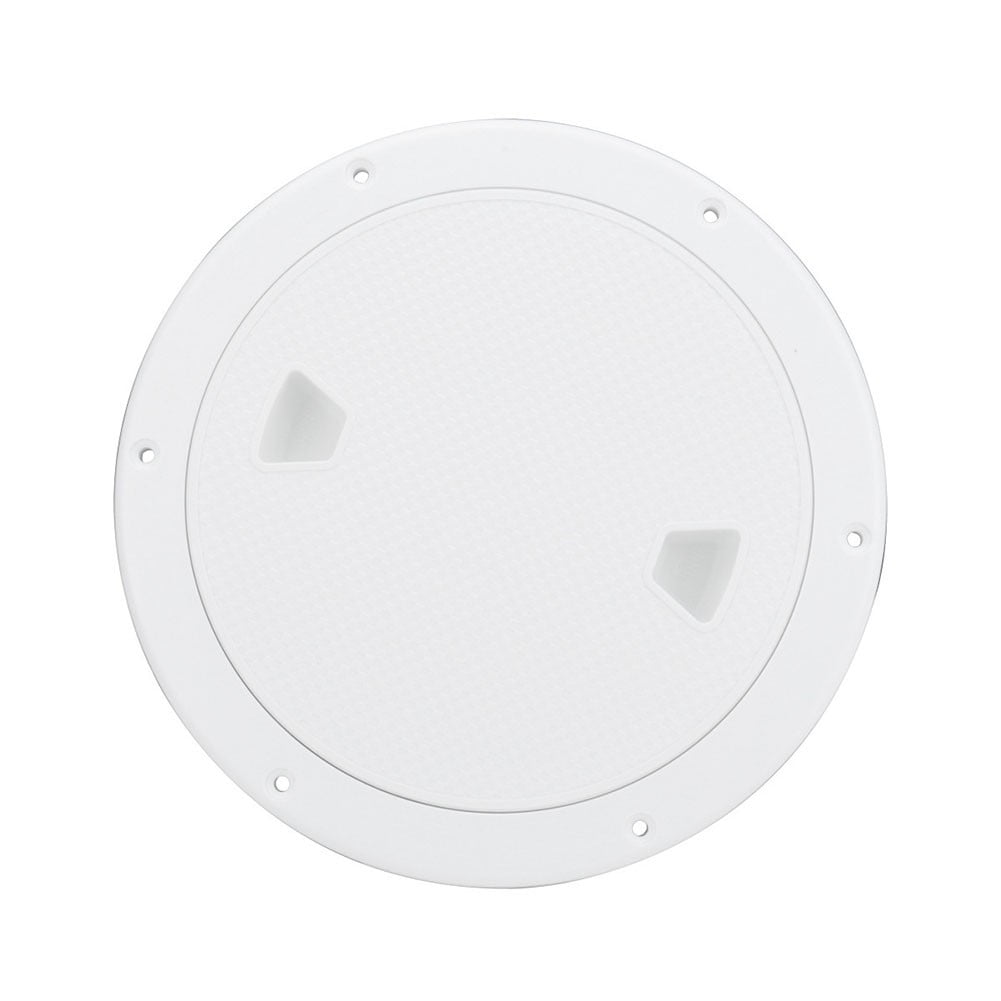 4" 6" 8" White Round Abs Marine Boat Inspection Hatch With Detachable Cover Non Slip Deck Access Panel For Yacht And Watercraft 4 Inch 8"