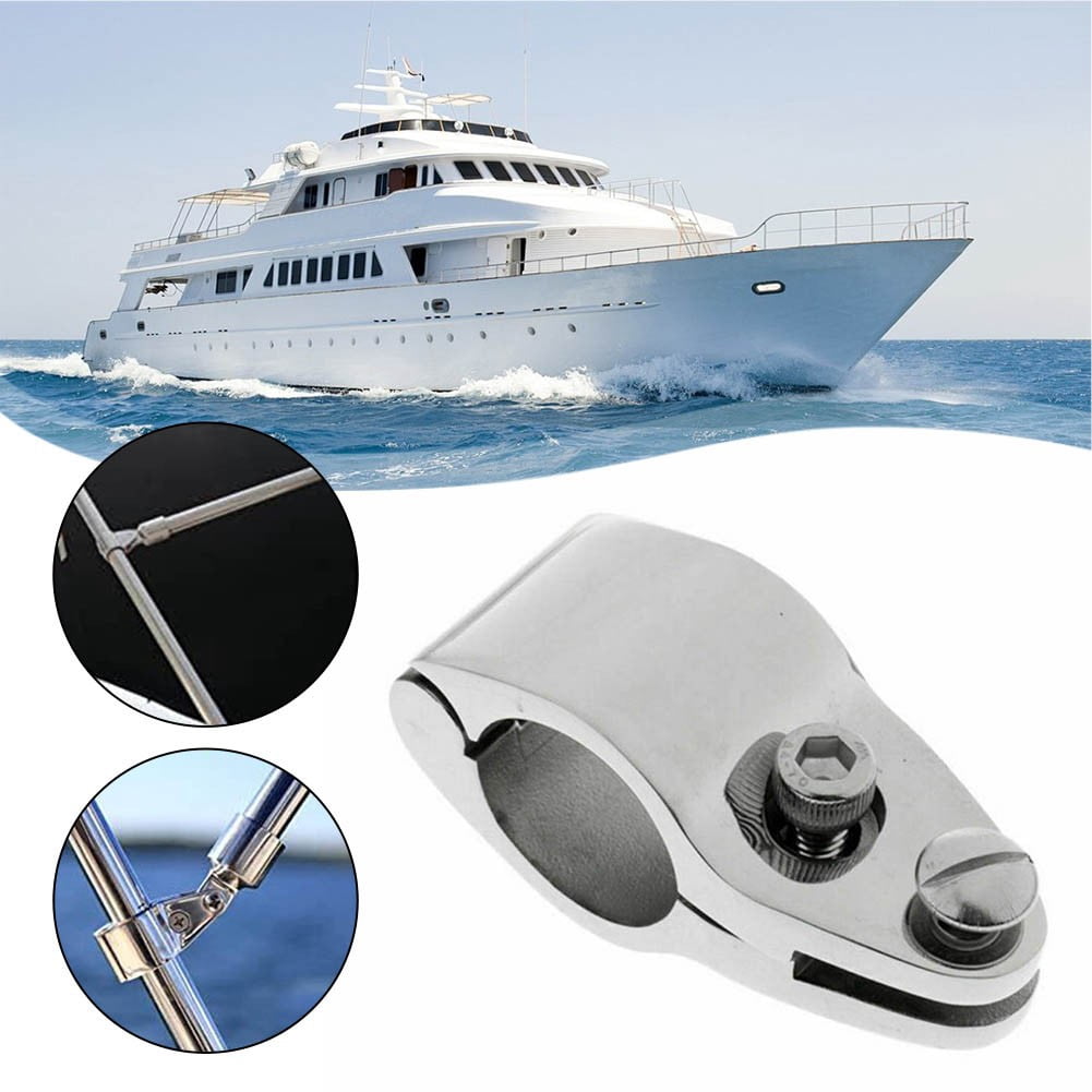 316 Stainless Steel Bimini Top Hinged Jaw Slide Rail Mount For 1 Inch Marine Tubing Accessories Boat Hardware 22Mm 25Mm 25Mm 22 mm
