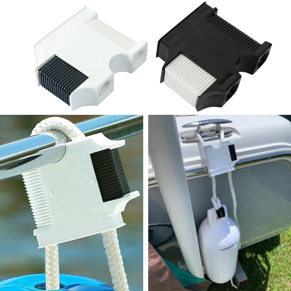 Boat Rail And Cleat Clip Hanger Black White Quick Connect Release For Marine Deck Hardware Abs Material Boat Accessories Fender Adjuster Black