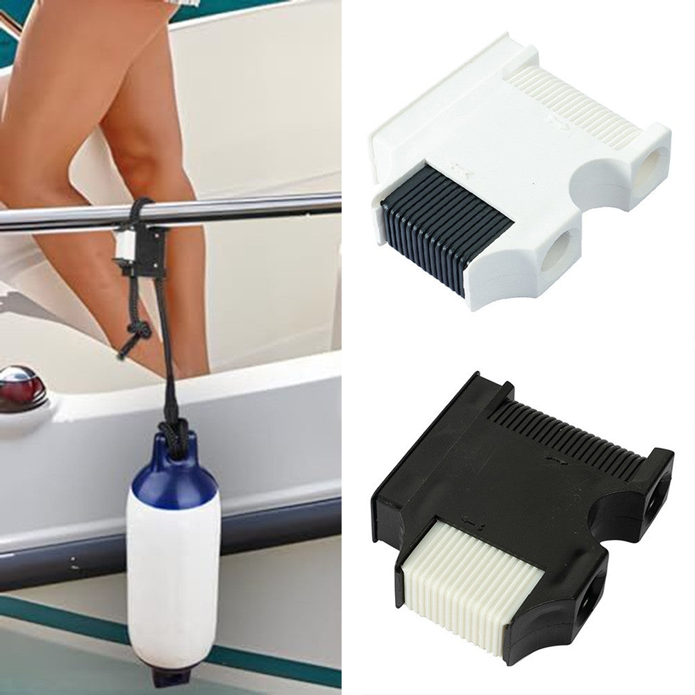 Boat Rail And Cleat Clip Hanger Black White Quick Connect Release For Marine Deck Hardware Abs Material Boat Accessories Fender Adjuster Black