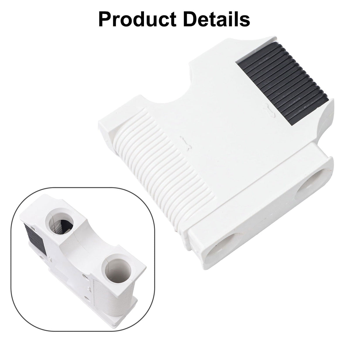 Boat Rail And Cleat Clip Hanger Black White Quick Connect Release For Marine Deck Hardware Abs Material Boat Accessories Fender Adjuster Black White