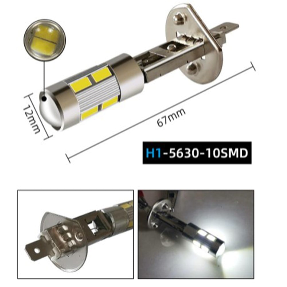 1Pc Motorcycle Led Headlight Car Led Fog Light 33Smd H4 H7 H1 H3 Super Bright Lights High Power Lamp Daytime Running Light Bulbs H1
