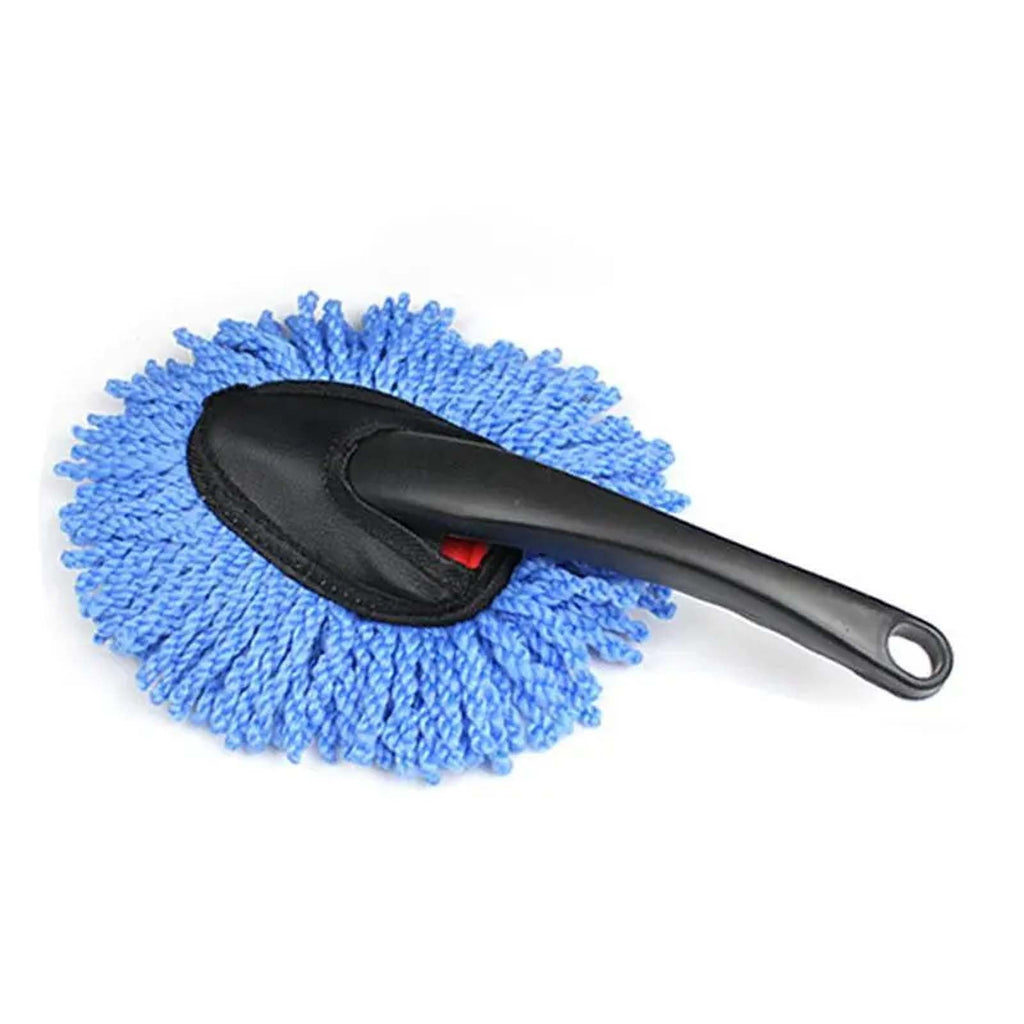 1 Piece Car Dash Duster Brush, Super Soft Microfiber Multi-Functional Car Cleaning Brush, Scratch Free Dash Dusting Tool with a, Blue, 33.8 x 19.1 cm