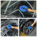 1 Piece Car Dash Duster Brush, Super Soft Microfiber Multi-Functional Car Cleaning Brush, Scratch Free Dash Dusting Tool with a, Blue, 33.8 x 19.1 cm
