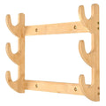 1 Piece Bow Rack, Wall Mount Sword Holder, Wooden Wall Mount Bow Hanger Heavy Duty Archery Bows Wall Holder for, Beige, 39 x 30 x 4 cm