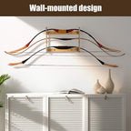 1 Piece Bow Rack, Wall Mount Sword Holder, Wooden Wall Mount Bow Hanger Heavy Duty Archery Bows Wall Holder for, Beige, 39 x 30 x 4 cm