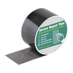 Mosquito Screen Repair Tape, Self Adhesive Fiberglass Mesh Patch for Door Window RV and Tent Screens, Fix for Rips and Tears, Black, 5 x 200 cm