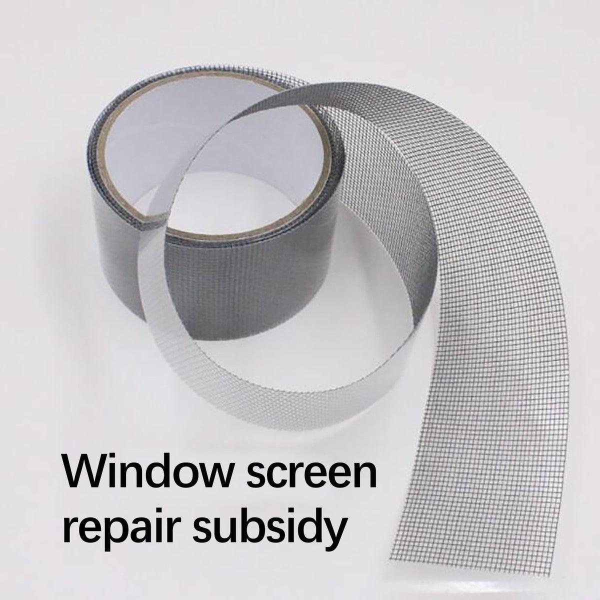 Mosquito Screen Repair Tape, Self Adhesive Fiberglass Mesh Patch for Door Window RV and Tent Screens, Fix for Rips and Tears, Gray, 5 x 200 cm