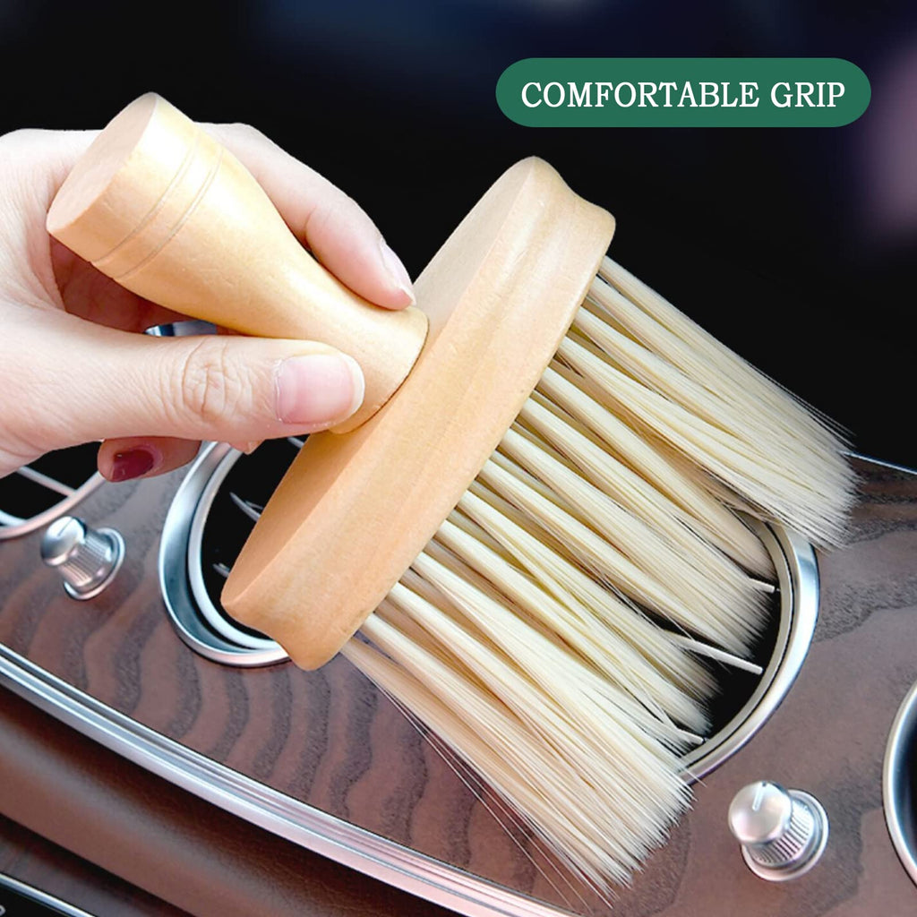 Soft Car Detailing Brush for Dashboards, Air Vents and Interior Cleaning, Gentle Dusting Tool for Vehicle Care