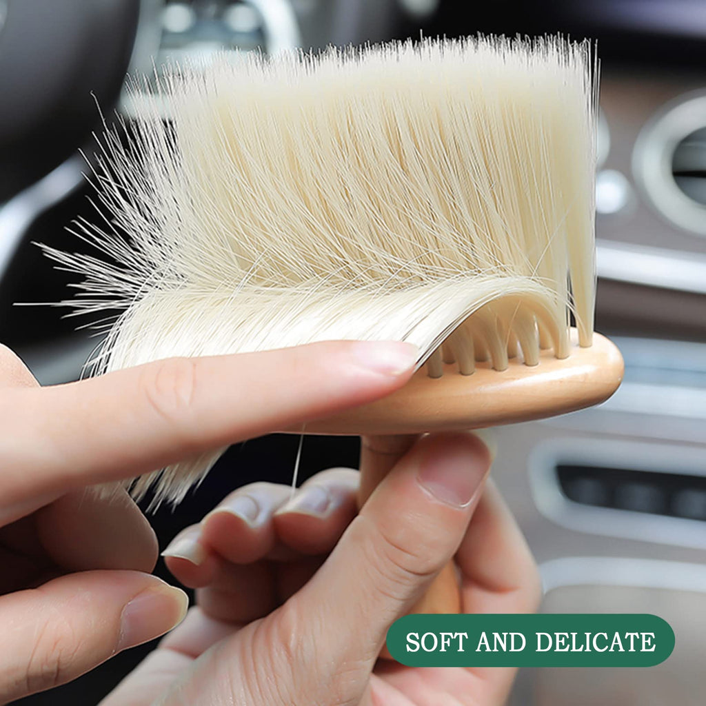 Soft Car Detailing Brush for Dashboards, Air Vents and Interior Cleaning, Gentle Dusting Tool for Vehicle Care