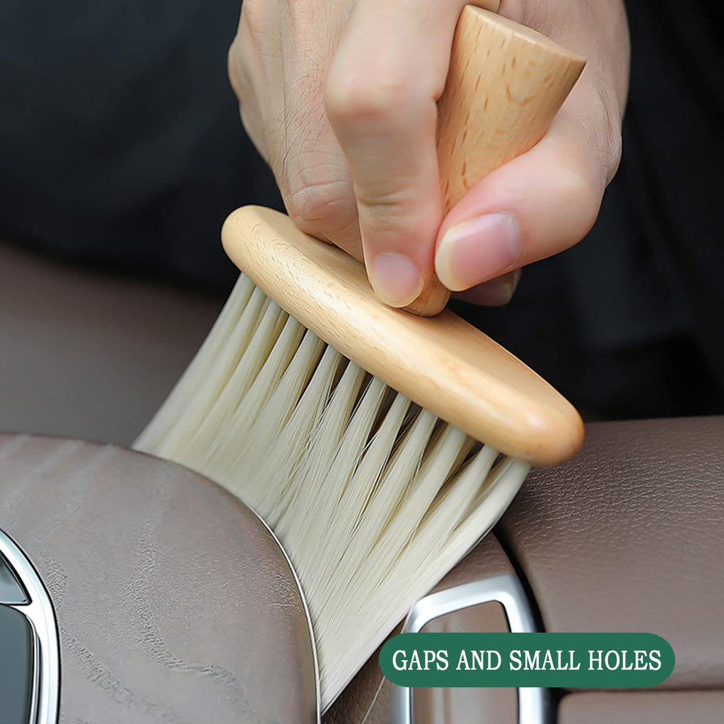 Soft Car Detailing Brush for Dashboards, Air Vents and Interior Cleaning, Gentle Dusting Tool for Vehicle Care