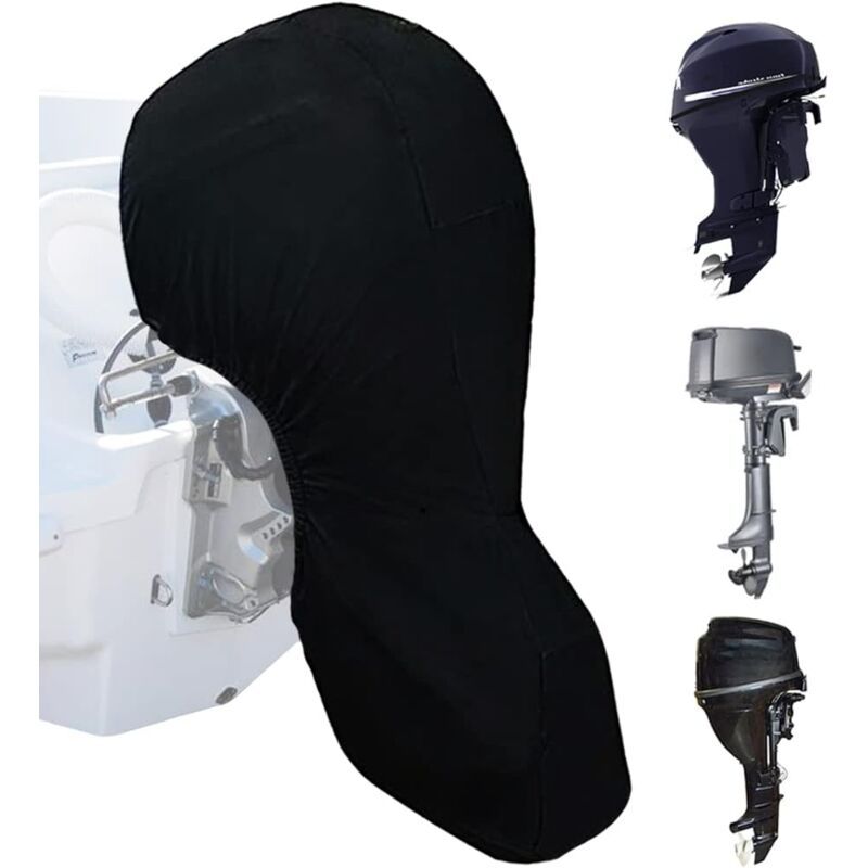Outboard Motor Cover 420D Waterproof UV Resistant, 30-60 PS