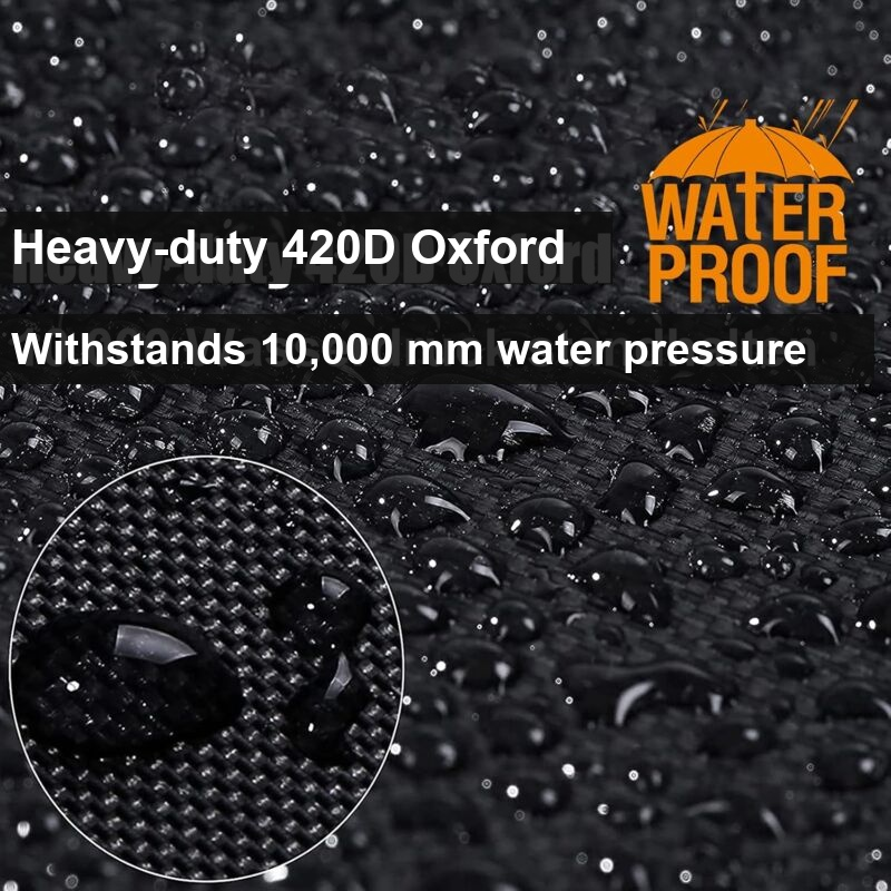 Outboard Motor Cover 420D Waterproof UV Resistant, 30-60 PS